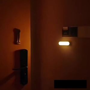 Wireless LED Motion Sensor Night Light USB Rechargeable Magnetic Lamp Kitchen Closet Wardrobe Stairs Bedroom Indoor Lighting