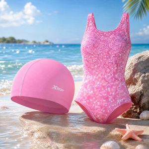 XTEP | New Style Slimming Tummy Covering Racing Swimsuit for Women Training
