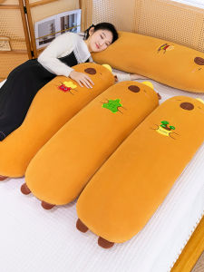 Đệm Hình Con Chồn Nước Dài Hình Con Thỏ Dễ Thương Cho Bé Gái Đệm Đầu Giường Bằng Vải Nhung PP Cotton Đệm Hình Con Vật Cho Thanh Thiếu Niên