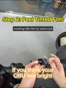 Motorcycle OBU Tinted or Matte Anti Glare or Gloss Film Screen Protector