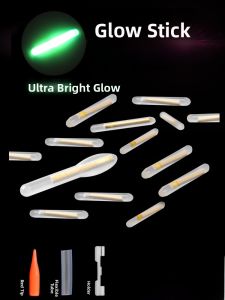 Super Bright Glowing Fishing Rod Night Fishing Floaters Luminous Rods Floating Markers Fishermans Gear Night Outfishing Tools