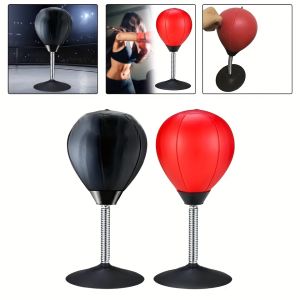 1pc Boxing Training Ball PU Punching Ball Reaction Speed Pear-shaped Punching Bag Muay Thai Training Fitness Exercise Equipment