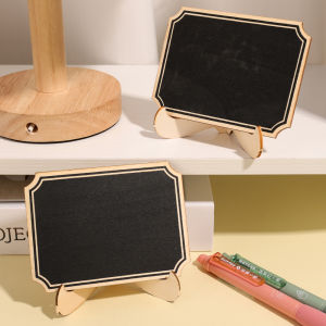 【On Sale】10Pcs กระดานดำพลาสติกขนาดเล็กสำหรับแสดงบอร์ดที่บ้านคลิปป้ายราคาป้ายตั้งโต๊ะขนาดเล็ก