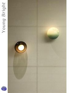 Modern Colored Glass Wall Light