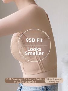 QIANLINGMEI | Gathering Correcting Breast Reducing Anti Sagging Underwear