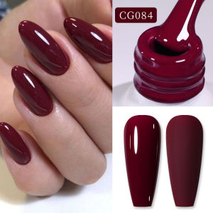 BORN PRETTY 10ml Wine Red Gel Polish Long-Lasting French Style Gel For Manicure DIY Design Nail Art Varnish Nail Supplies