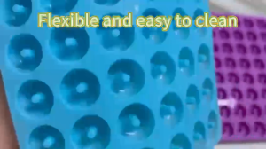 48 Cavity Mini Donut Silicone Mold/Gummy Mould/Jelly Candy Baking Cake Donut Molder/DIY Kitchen Baking Molds/Party