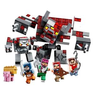 Minecraft Compatible Lego Blocks Dungeon Redstone Puppet Mini Figure Assembly Educational Toy for Boys China Manufactured