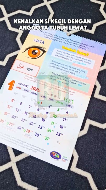 Kalender Islam Hijriah dan Masehi 2025 Lengkap Jumbo Calender Gantung  Murah Aesthetic