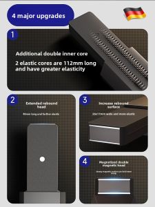 MONLEYTA | German Invisible Door Cabinet Door Heavy Duty External Opening Rebounder Magnetic Absorption Backlash Door Closer Press Type