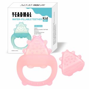 Freezable Baby Silicone Teething Toys – Cooling Relief for Babies 0-12 Months BPA-Free Water-Filled & Ice Teething Toys Safe