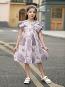 Princess Style Chinese-style Toddler Girl Dress