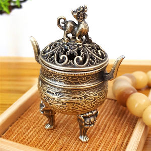 1 PC โลหะผสม Pixiu Lion ขาตั้งกล้องธูป BurnerMINI Retro Home Decor มงคล Cloud ธูปแท็บเล็ต Burner (ไม่มีธูป)