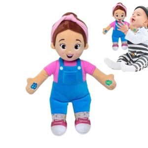 Ms Rachel Speak&Sing Doll 30cm Tall Interactive Toy Toddler Toys for Girls & Boys Ages 6 Months to 3+ Years Plush Doll Kids Toys