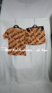 Bộ cộc cam chữ cotton GEOGRE_UK chính hãng sz từ 12-18m đến 6-7y (Không bao gồm mũ kính dép có bán riêng)