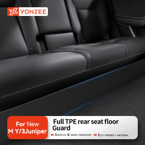 YZ For Tesla Rear Seat Lower Protective Mat Anti-kick Pads Applicable to 2019-2025 Model Y Juniper Model 3 Highland accessories