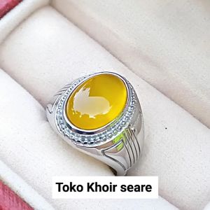 CINCIN BATU CEMPAKA KUNING SUPER KEREN