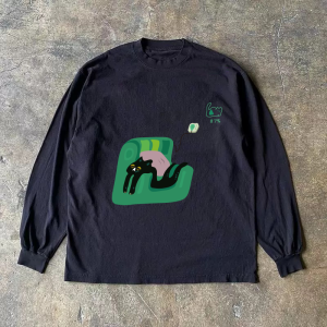 Áo Thun Dài Tay Cotton Nguyên Chất 100% Dành Cho Nam Áo Thun Thường Ngày Mùa Thu Áo Thun Cotton Phong Cách Mỹ Áo Thun Dài Tay Cho Cặp Đôi