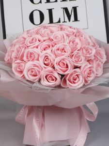 Birthday Proposal Gift Soap Flower Bouquet Handheld Roses Realistic Simulated Flowers Creative Gifts for Girlfriend Wife