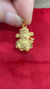 Poh Heng Jewellery 22K God of Fortune Pendant in Yellow Gold[Price By Weight]