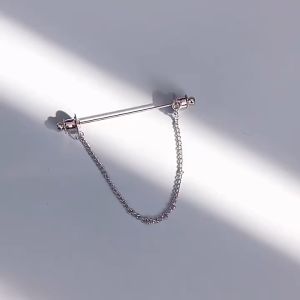 BINOCU Formal Collar Bar Pin Gift Accessories Mens Shirt Tie Brooch Nice 70mm Bar Pin Shirt