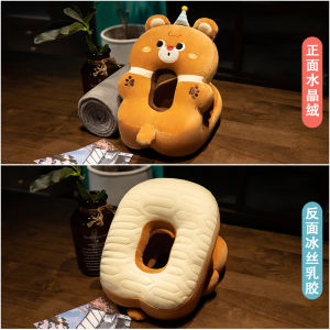 Cute Cartoon Nap Pillow Student Office Desk Snooze Tool Non-Foldable PP Cotton Filled Neck Support Pillow for All Ages