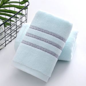 ผ้าขนหนูผ้าฝ้ายแท้สำหรับใช้ในบ้านและโรงแรม ผ้าขนหนูสำหรับล้างหน้าและอาบน้ำสำหรับผู้ชายและผู้หญิง นุ่มและดูดซับได้ดี
