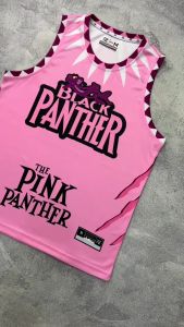 Jersey TChalla Black Panther PINK - Swingman Bola Basket NBA Baju Kaos T-Shirt Tshirt Atasan Costum Kostum