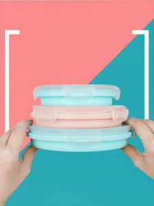 Food Grade Silicone Collapsible Bowl High Temperature Resistant Outdoor Picnic Travel Noodle Bowl
