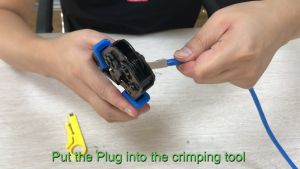 HONI RJ11 RJ45 Ratchet Crimping Tool Ethernet LAN Cable Crimper Cutter Stripper Plier for 8P RJ45 and 6P RJ12 RJ11 Modular Connectors