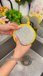 Set 5 Khăn Rửa Chén Sợi Kim Loại - Dụng Cụ Rửa Bát Xoong Nồi Làm Sạch Nhanh Chống Xước Như Bọt Biển Rửa Bát