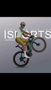 🔥Ready Stock🔥iSports Knots Bib 3/4 Pants Cycling RB MTB Road Bike Mountain bikes Padded Cycling bib knicker