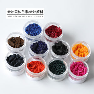 Flying Fish Handmade Candle Paint Solid Pigment Cylindrical Craft Aromatherapy Candle DIY Material Candle Dyeing Pigment