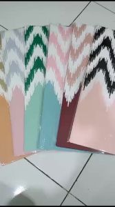 Kertas Pembungkus Motif Lurik Flower Wrapping Paper Cellophane Kertas Buket Kertas Kado 6176