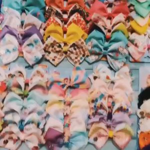 Baby Girls Mermaid Cute Bow Hair Clips Hairband Girls Unicorn Hair Clips Colorful Bow Hairpins Children Hair Accessories