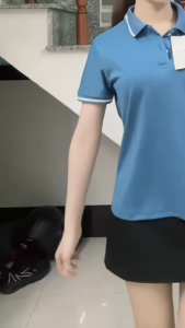 Áo polo nữ cổ bẻ phối màu phong cách trẻ trungchất liệu cotton cá sấu co giãn 4 chiều thoáng mát PTY68STORE