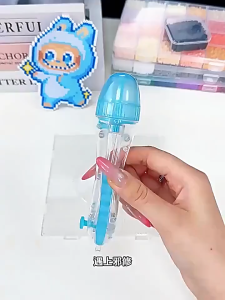 Bút định vị hạt 2.6 mm bút Perler/Hama tự động máy làm thủ công dụng cụ nhấn hạt cho DIY dự án sáng tạo cho trẻ em