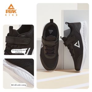 PEAK | Giày Thể Thao Chạy Bộ Nhẹ Đệm Cho Bé Trai Thu Đông