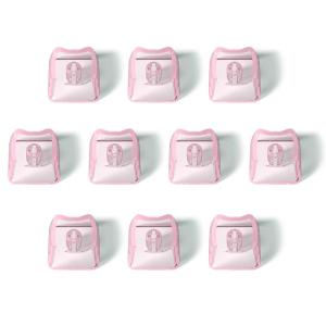 20Pcs Transparent Cute Cat Keycaps PBT 1U Blank MAO Profile for Custom Mechanical Keyboard Modification