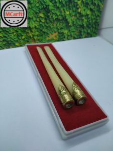 Kerajinan once pipa tulang sapi variasi alpaka premium A68