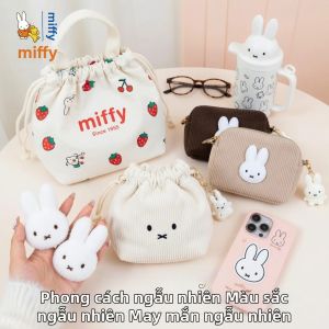 Miffy | Mùa Hè Sôcôla Bạc Hà Polka Dot Miffy Túi Tote Dễ Thương Dung Tích Lớn Túi Đeo Vai Nữ Phong Cách Nữ Tính Đi Làm Túi Bảo Quản