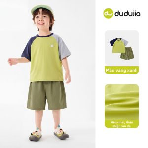 DUDUJIA | Bộ Quần Áo Hè Cho Bé Trai Tay Ngắn
