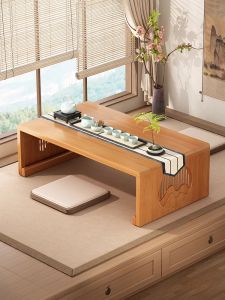 Foldable Small Table for Window Seat Tatami No Installation Required Chinese Style Tea Table Internet Famous Heating Table Low Table