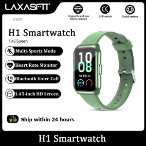 laxasfit | LAXASFIT New 1.45" HD Screen Smartwatch Men Women Bluetooth Call Voice Sport Fitness Tracker Smart Watch For Android IOS