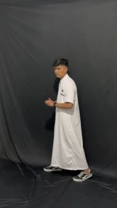 Jubah Gamis Pria Model Lengan Pendek Reguler Model Kancing Sultan