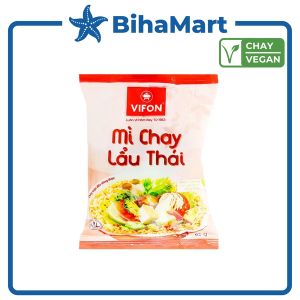 [THÙNG 30 GÓI] - VIFON - Mì Vifon chay hương vị Lẩu Thái (65g/gói) - Mì chay ăn liền Vifon Mì chay Vifon Mì gói chay