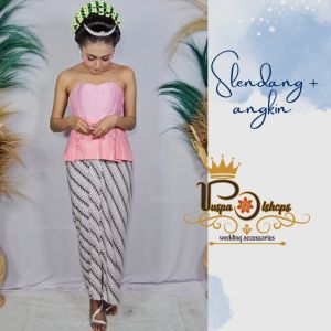 Slendang Jumputan Paket Angkin & Slendang Jumputan