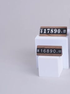 ป้ายราคาไม้ ป้ายราคาพื้นผิวตัวเลข ถอดออกได้ ป้ายราคาสินค้า minimal ป้ายราคาเครื่องประดับ ป้ายราคาเสื้อผ้า ป้ายราคา ป้ายราคาสินค้า