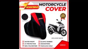 Sarung Motor Avaron ALL BEAT: Pelindung Motor Anti Air & Stylish