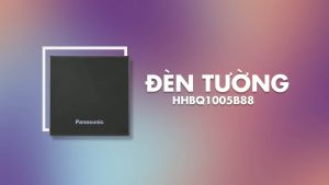 Đèn gắn tường Panasonic HHBQ1005B88 Ánh sáng vàng 3000K trang trí thắp sáng lối đi cầu thang hành lang